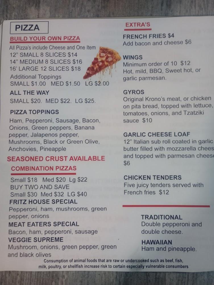 Pomona Park Pizza & Subs Menu image 2