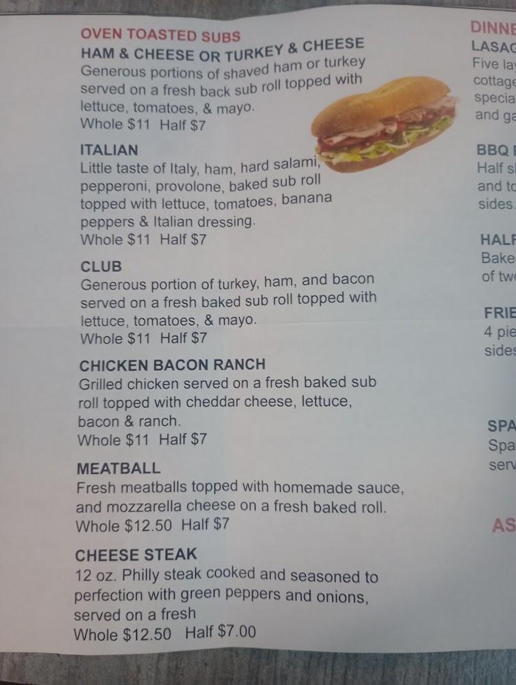 Pomona Park Pizza & Subs Menu image 3